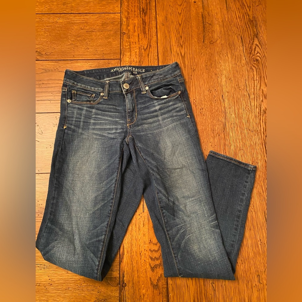 AE AMERICAN EAGLE DENIM SZ 6